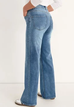 Brede, lange jeans med høj talje Renata | Cellbes