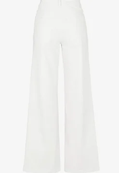 Brede, lange jeans med høj talje Renata