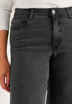 Brede, lange jeans med høj talje Renata | Cellbes