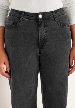 Brede, lange jeans med høj talje Renata | Cellbes