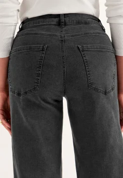 Brede, lange jeans med høj talje Renata | Cellbes