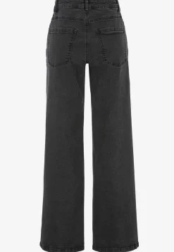 Brede, lange jeans med høj talje Renata | Cellbes