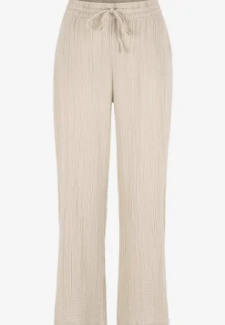 Bukser i rynket bomuld