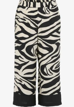 Bukser med zebramønster