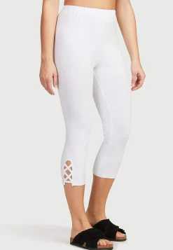 Capri leggings med dejlige detaljer 2-pack