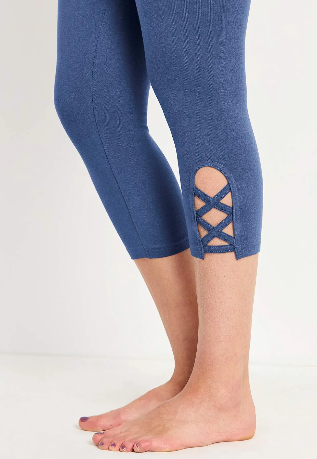 Capri leggings med dejlige detaljer 2-pack | Cellbes