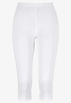 Capri leggings med sideslidser