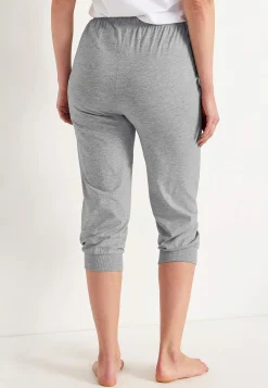 Capribukser i jersey med ribkant