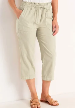 Capribukser i vasket bomuld