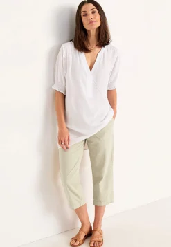 Capribukser i vasket bomuld