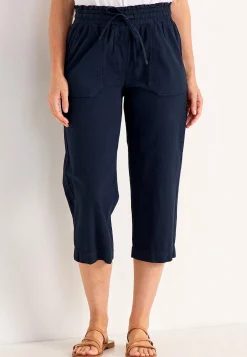 Capribukser i vasket bomuld