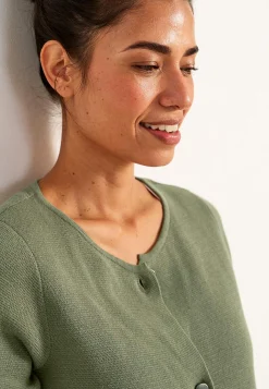 Cardigan i bomuld