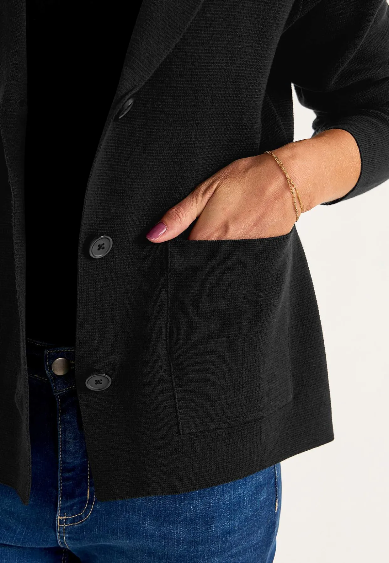 Cardigan med knapper