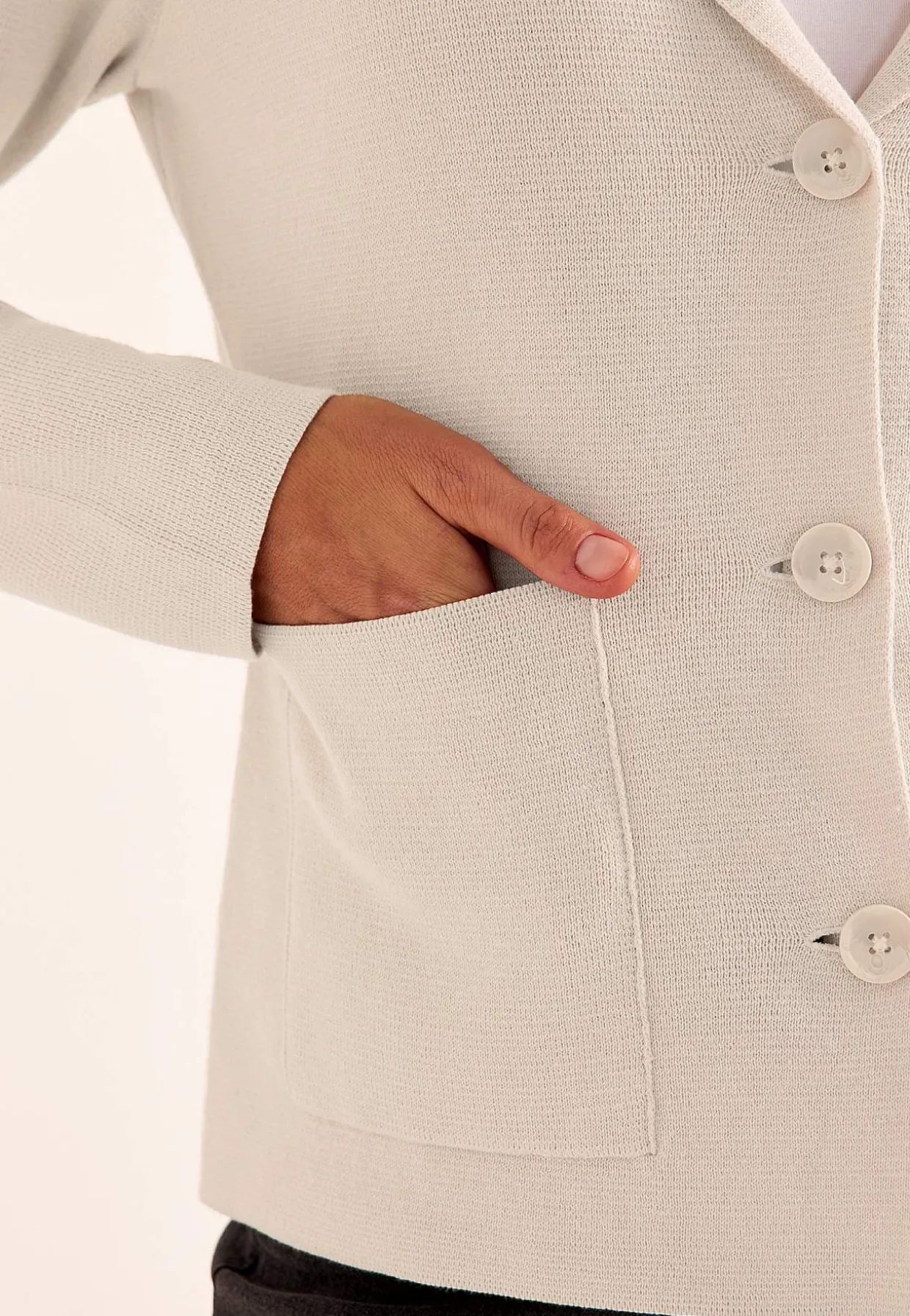 Cardigan med knapper