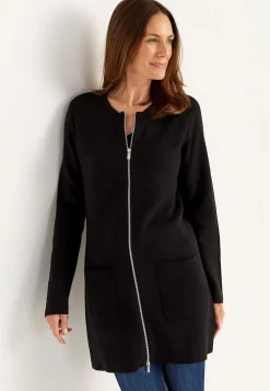 Cardigan med lynlås