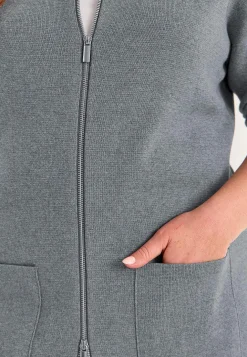 Cardigan med lynlås