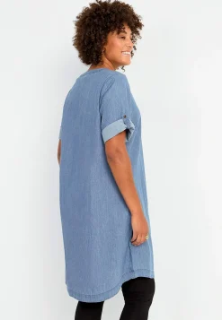 Cowboykjole i blødvasket denim