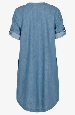 Cowboykjole i blødvasket denim