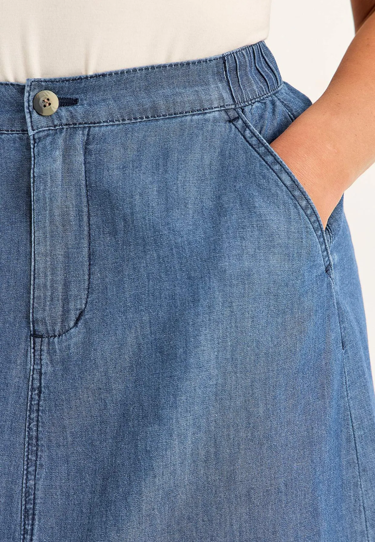 Cowboynederdel med lommer