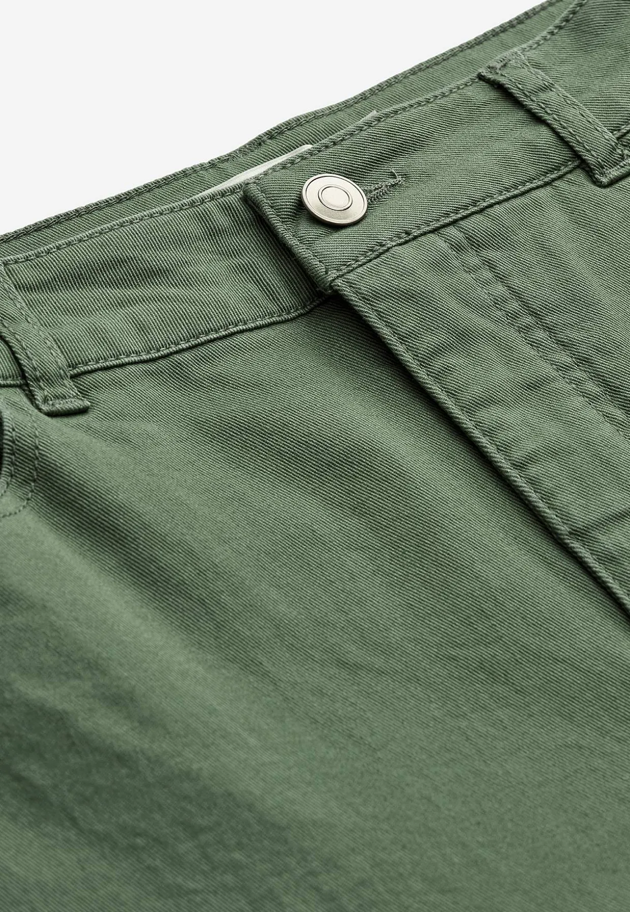 Crop jeans med design med fem lommer