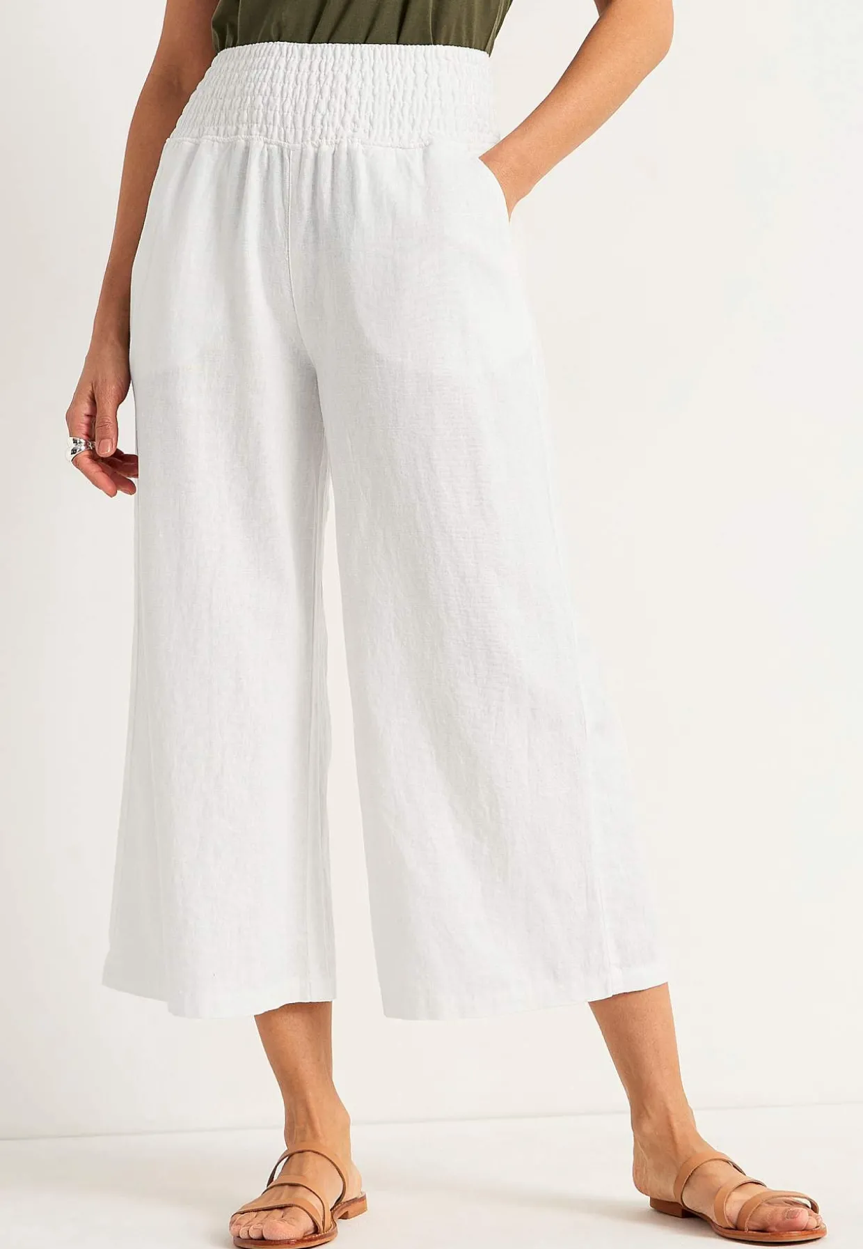 Culottebukser i hørblanding