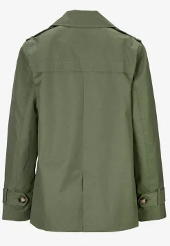 Dobbeltbrystet, kort trenchcoat | Cellbes