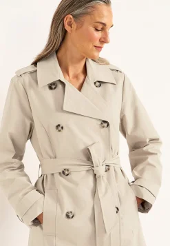Dobbeltbrystet trenchcoat | Cellbes