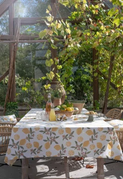 Dug med citronmønster 140x300 cm | Cellbes