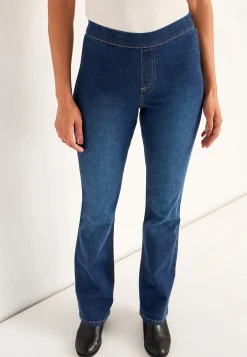 Elastisk jegging med bootcut
