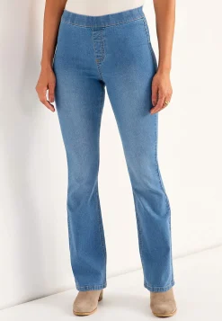 Elastisk jegging med bootcut