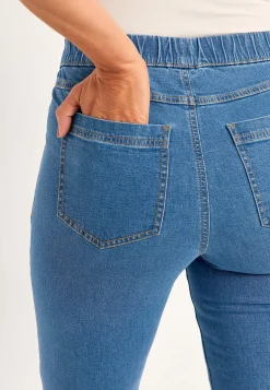 Elastisk jegging med bootcut