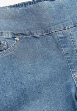 Elastisk jegging med høj elastisk talje Elin