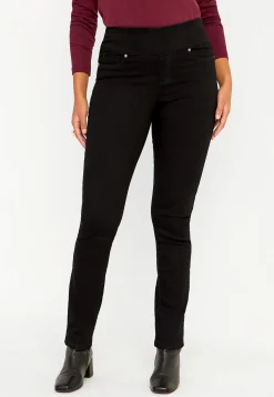 Elastisk jegging med høj elastisk talje Elin