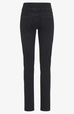 Elastisk jegging med rhinstensdetaljer