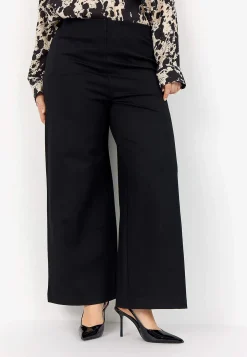 Elastiske, elegante bukser med bredt ben | Cellbes