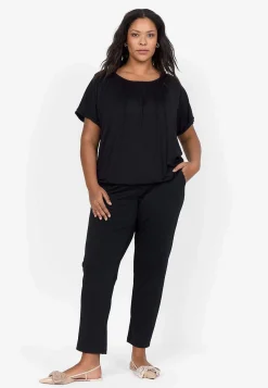 Elastiske jerseybukser