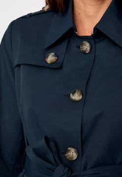 Enkeltradet trenchcoat