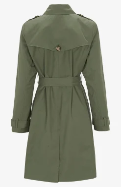 Enkeltradet trenchcoat