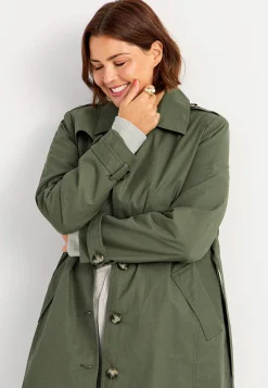 Enkeltradet trenchcoat