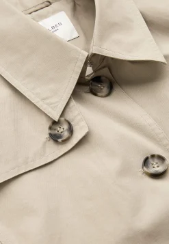 Enkeltradet trenchcoat