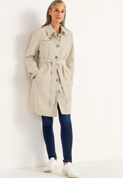 Enkeltradet trenchcoat