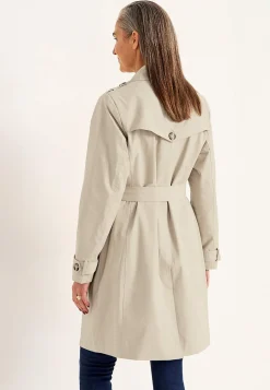 Enkeltradet trenchcoat