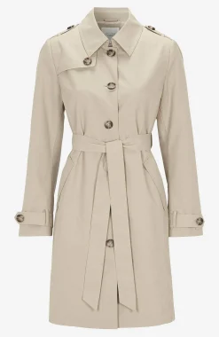 Enkeltradet trenchcoat