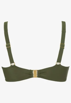 Ensfarvet, bøjleløs bikini-bh Nerja | Cellbes