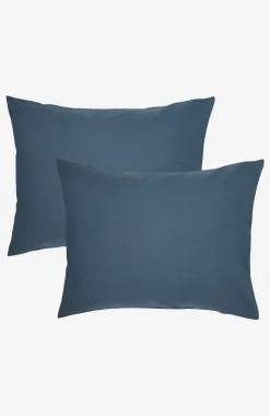 Ensfarvet pudebetræk 50x60 cm 50x60 cm 2-pack