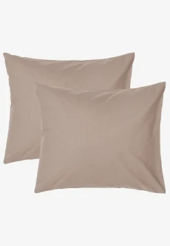 Ensfarvet pudebetræk 50x60 cm 50x60 cm 2-pack
