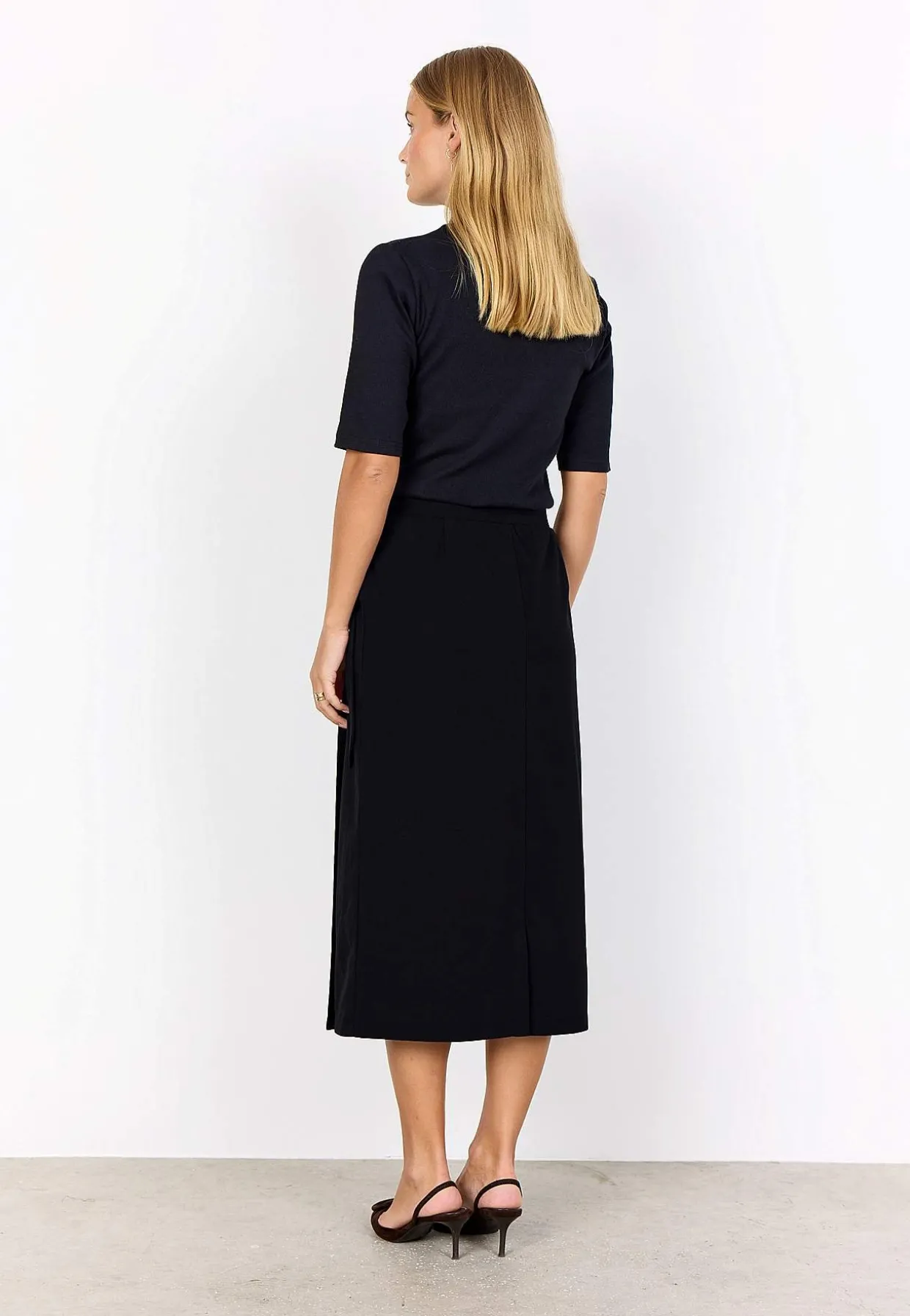 Fast slå-om nederdel