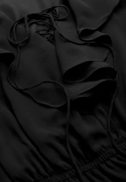 Festkjole i vævet chiffon