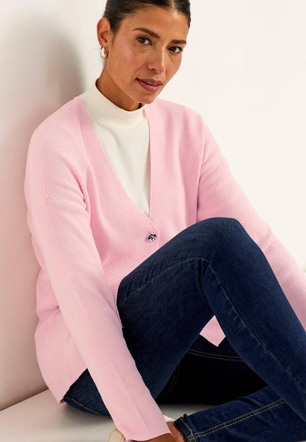 Fintstrikket cardigan