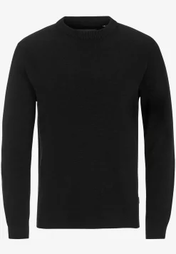 Fintstrikket trøje i bomuld